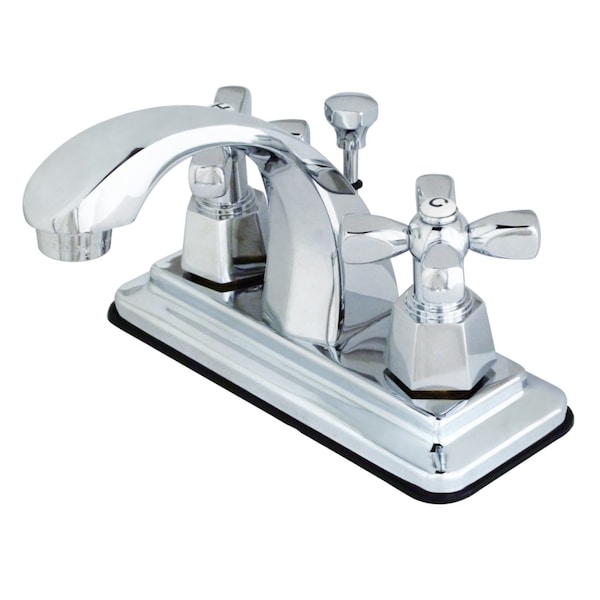 KS4641HX 4" Centerset Bathroom Faucet, Polished Chrome
